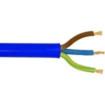 50M - 4mm Blue Arctic 3 Core Flexible Cable