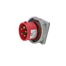 16A 5 Pin Panel Mounted Plug IP67