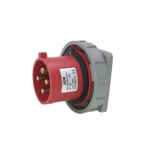 32A 4 Pin Panel Mounted Plug IP67