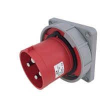 63A 4 Pin Panel Mounted Plug IP67
