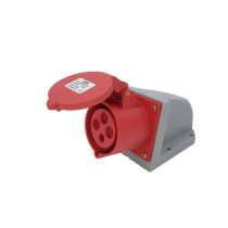 32A 4 Pin Wall Mounted Socket IP44