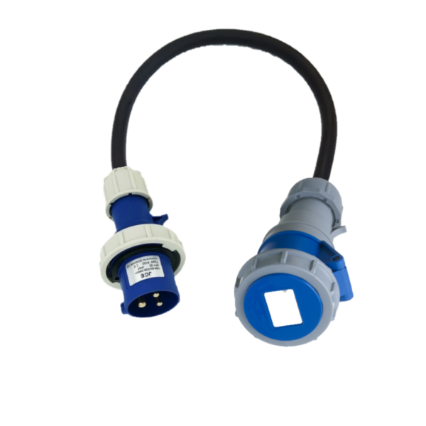 16A Plug – 32A Socket Adaptor IP67 2.5mm H07RNF