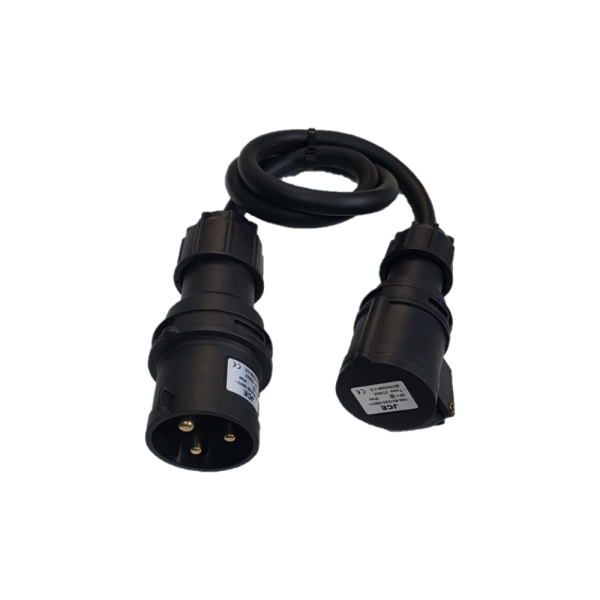 32A Plug - 16A Socket Adaptor H07RNF 2.5mm - 1M
