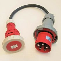 63A Plug - 32A Socket Adaptor 5 Pin IP67 6mm H07