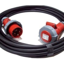 63A 10MM H07RN-F Rubber Hook Up Lead 4 Pin 415v IP67