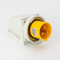 Rolec 32A 3 Pin Yellow 110V Wall Mounted Plug IP67