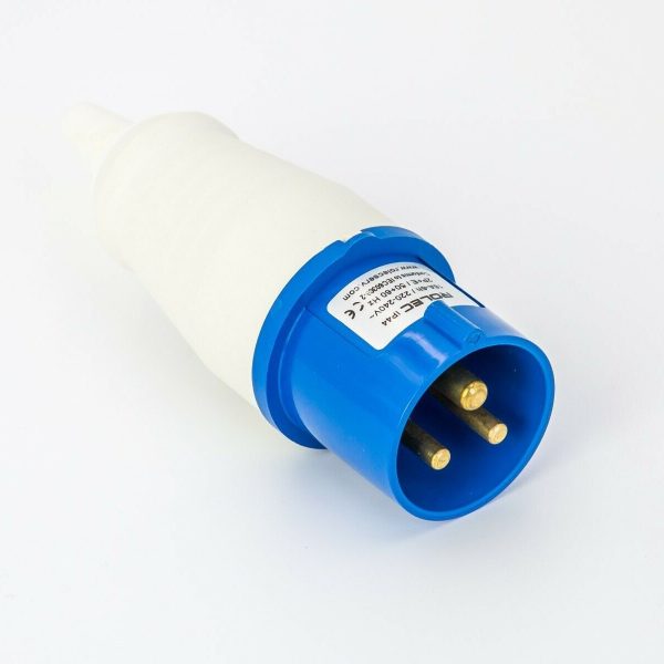 Rolec 16A 3 Pin Blue Trailing Plug