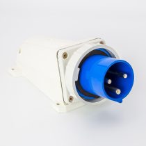 Rolec 63A 3 Pin Blue Wall Mounted Plug 240V IP67
