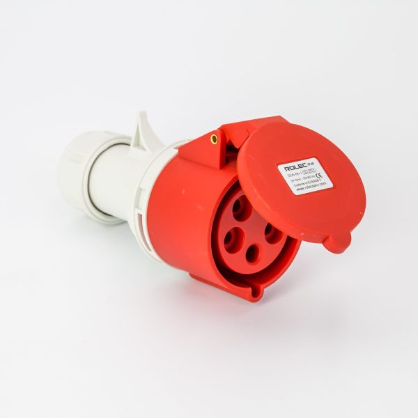 Rolec 32A 5 Pin Red Trailing Socket 415V IP44