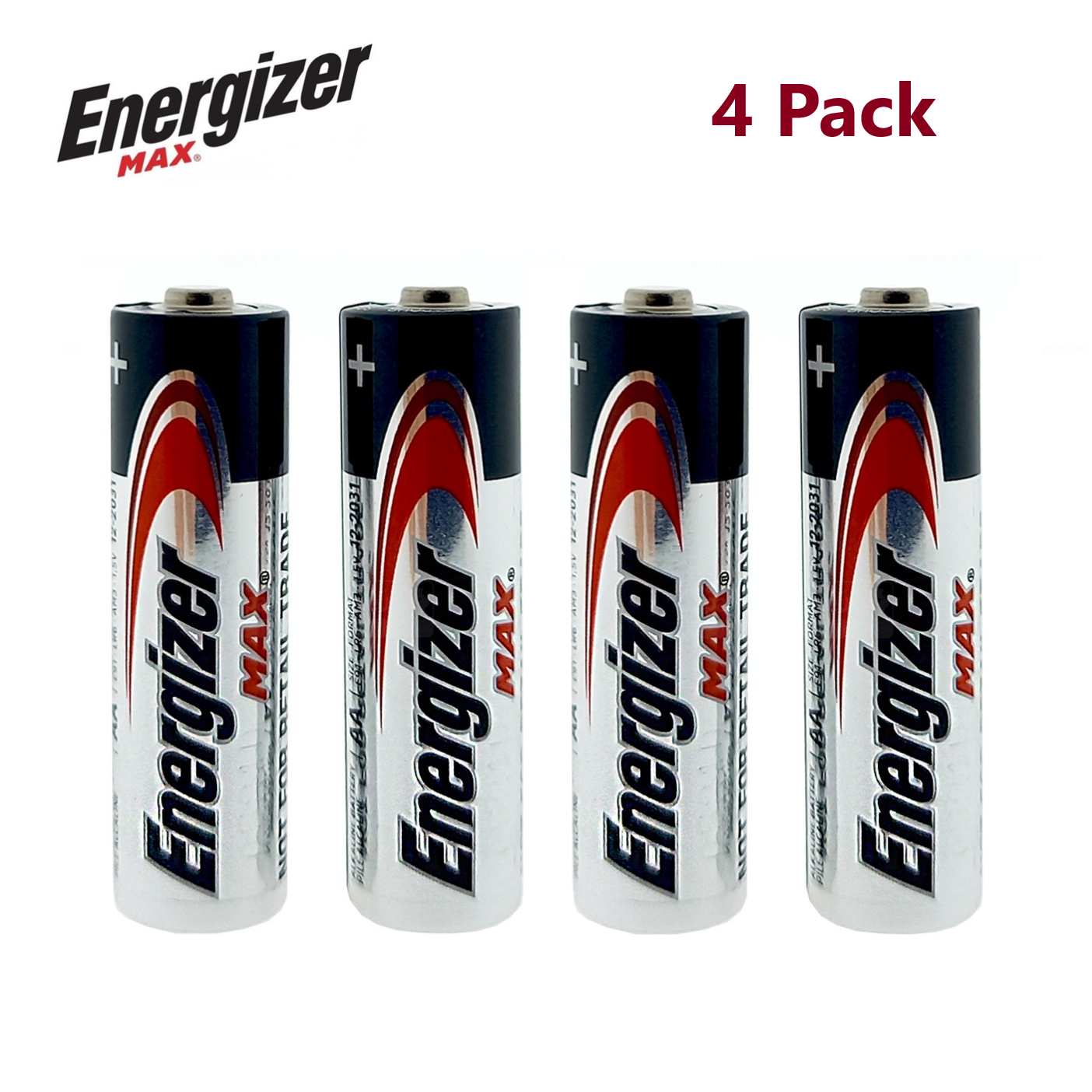 Energizer Max AA Batteries. Pack 4
